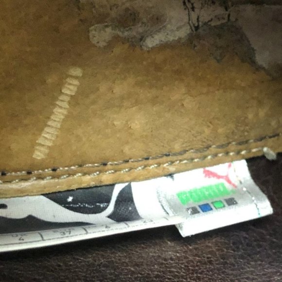 Puma Olive Green Suede Bootie Size 37 - Picture 12 of 12